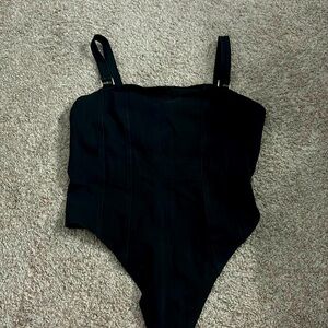 Basic black body suit from H&M